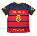 Bachira 8 FC Barcha jersey back - garment-only design reference