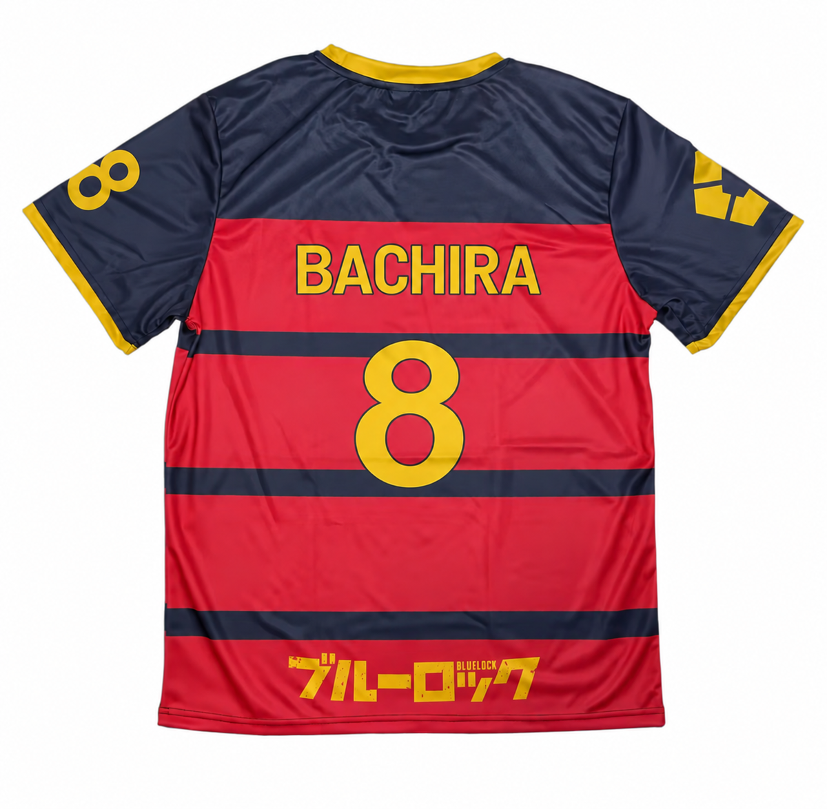 Bachira 8 FC Barcha jersey back - garment-only design reference
