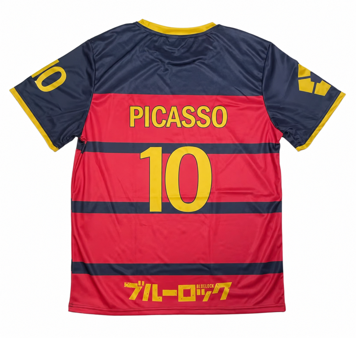 Picasso 10 FC Barcha jersey back - garment-only design reference